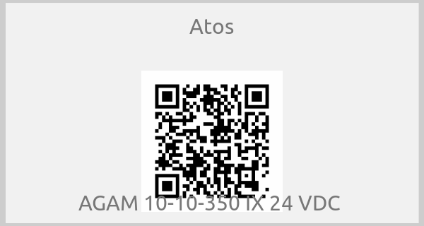 Atos-AGAM 10-10-350 IX 24 VDC 