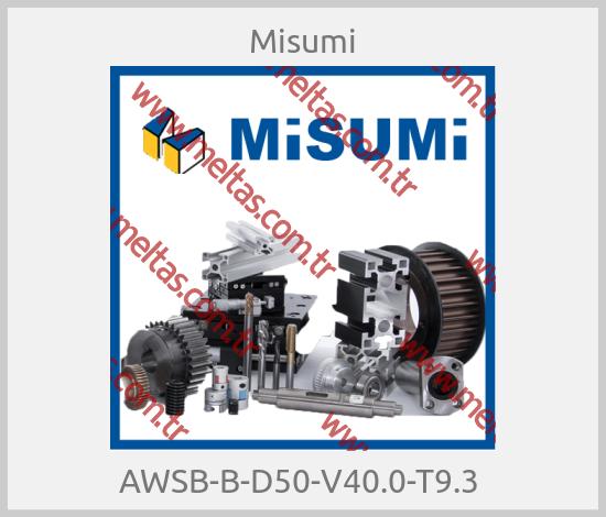 Misumi-AWSB-B-D50-V40.0-T9.3 
