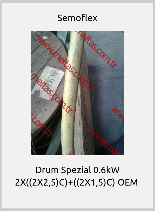 Semoflex-Drum Spezial 0.6kW 2X((2X2,5)C)+((2X1,5)C) OEM 