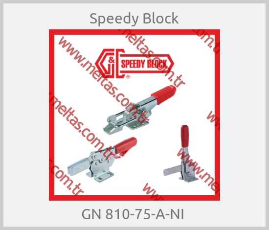 Speedy Block - GN 810-75-A-NI 
