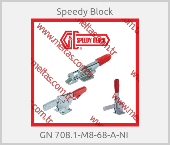 Speedy Block - GN 708.1-M8-68-A-NI 