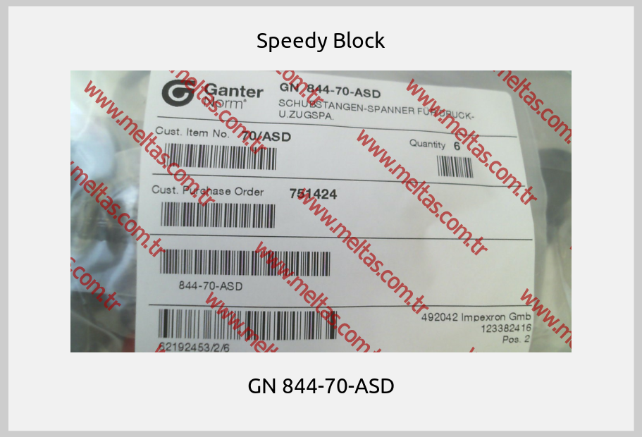 Speedy Block - GN 844-70-ASD